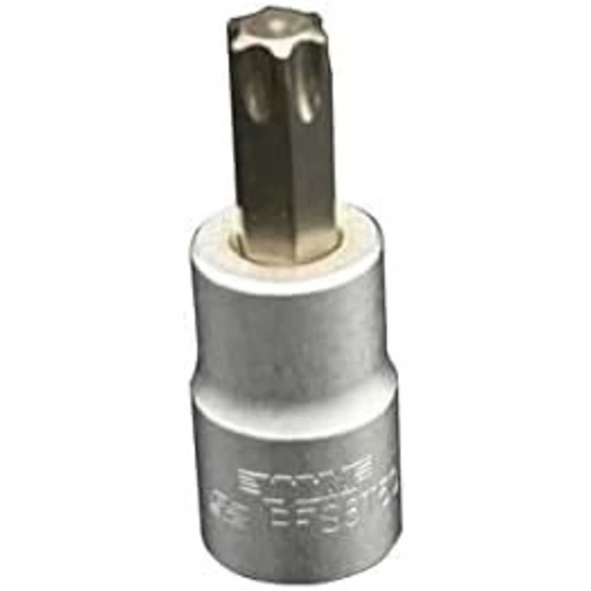 VIM Tools T50 Torx Bit — 3/8in. Square Drive, Gun Metal Gray, Satin Chrome, Model# VIMPFS6T50